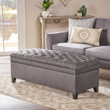 Andover Mills Edyth Upholstered Ottoman Reviews Wayfair